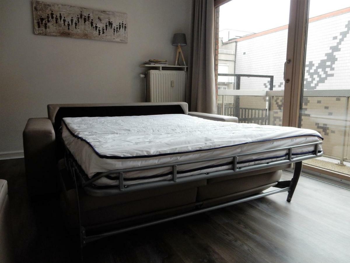 Studio Center Of Ostend W/Parking & South Terrace Apartamento Exterior foto